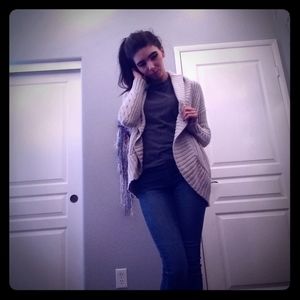 Mossimo supply company open front sweater